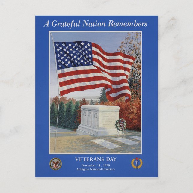 Vintage Veterans-dagen, 1990 - Vykort (Framsida)