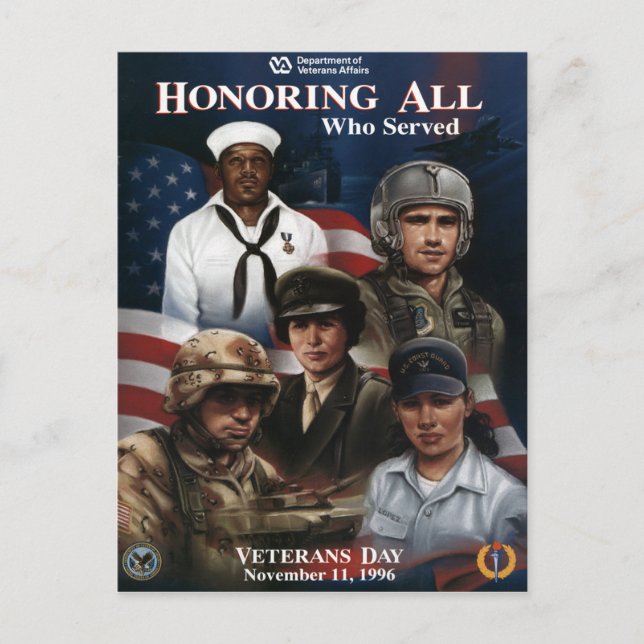 Vintage Veterans-dagen 1996 - Vykort (Framsida)