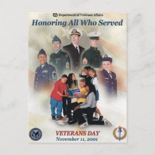 Vintage Veterans Day, 2001 - Vykort