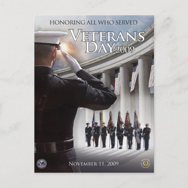 Vintage Veterans Day, 2009 - Vykort (Framsida)