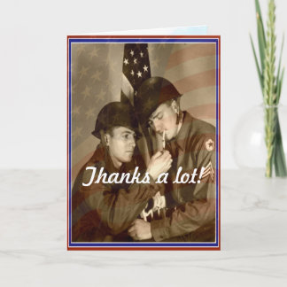 Vintage Veterans Day, tack för mycket! Kort