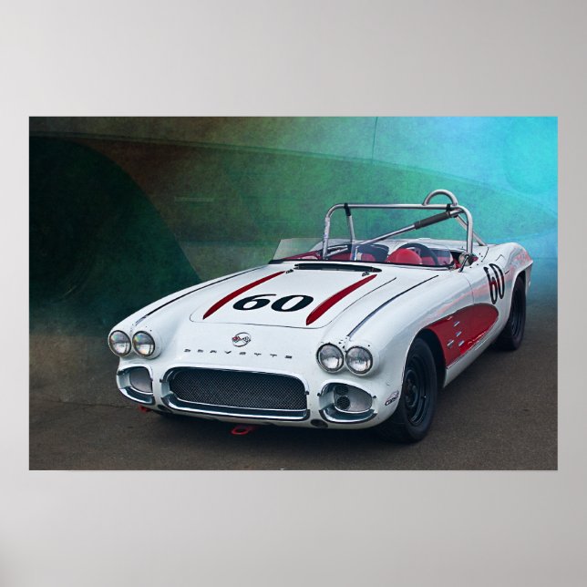 Vintage Vette Poster (Framsidan)