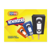 Vintage VHS Ice Pop Parody