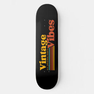 VINTAGE VIBES ALLA ORIGINALDELAR MINI SKATEBOARD BRÄDA 18,5 CM