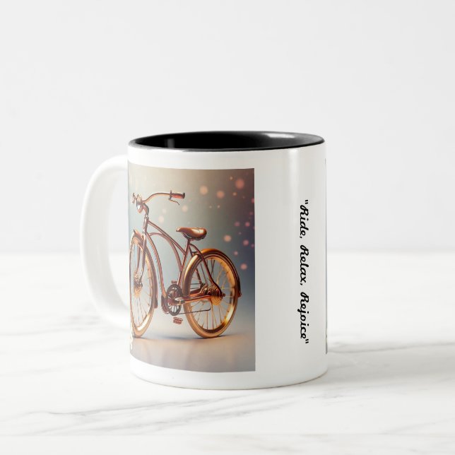 "Vintage Vibes" Två-Tonad Mugg (Framsida vänster)