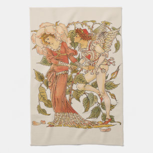 Vintage Victorian Art, Ro av Walter Crane Kökshandduk