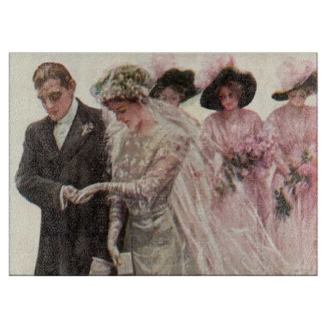 Vintage Victorian Bröllop Ceremony Bride and Groom (Framsidan)