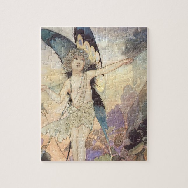Vintage Victorian Butterfly Fairy av Robinson Pussel (Vertikal)