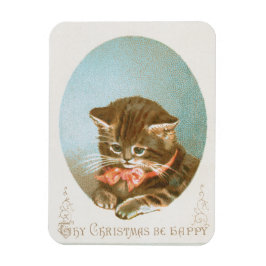 Vintage Victorian Coquette-julklapp Magnet