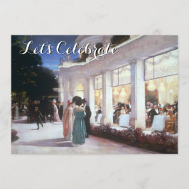 Vintage Victorian Dinner Party Inbjudningar