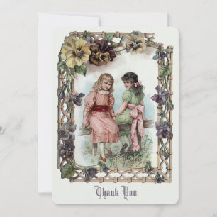 Vintage Victorian Era Girls Tack Kort