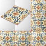 Vintage Victorian Era Mönster Kakelplatta<br><div class="desc">Det här är ett digitalt utökat mönster som härletts från en antikt Victoriansk era teckning av en brickdesign av Frederick Krieg. Du kan anpassa bakgrunden till färg.</div>