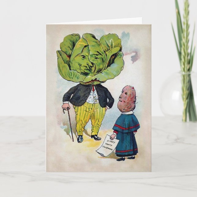 Vintage Victorian Food Helgkort (Framsida)