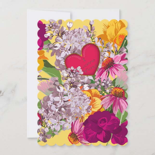 Vintage Victorian Hearts & Flowers Valentine (Framsida)