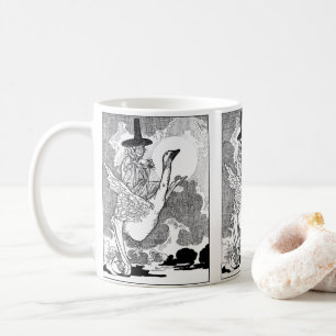 Vintage Victorian Mor Goose av Charles Robinson Kaffemugg