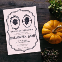 Vintage Victorian Ram Skull Halloween Bash