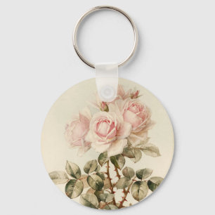 Vintage Victorian Romantic Ro Nyckelring