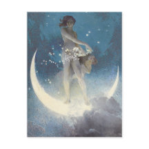 Vintage Victorian Star Scattering Änglar