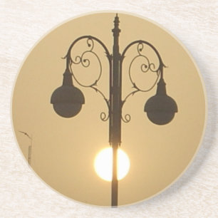Vintage Victorian Sunset street light.png Underlägg Sandsten