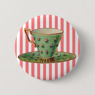 Vintage Victorian Tea Kopp Knapp
