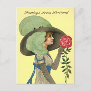 VINTAGE VICTORIAN w/ RO Portland ELLER POSTCARD Vykort