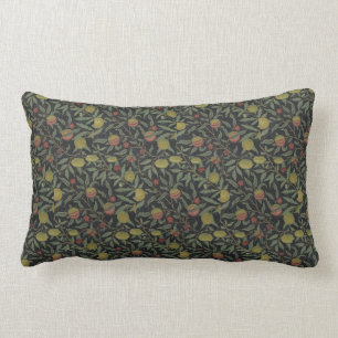 Vintage Victorian William Morris Fruit Löv Lumbarkudde