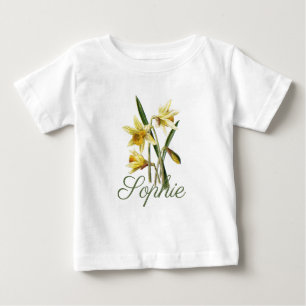 Vintage-/Victorianpåskliljablomma Personnalised T Shirt