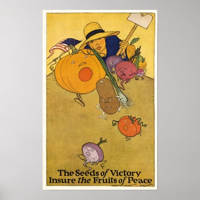Vintage Victory Garden Poster (Framsidan)