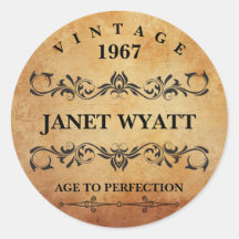 Vintage vid födelsedag