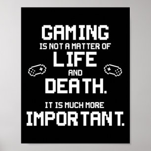 Vintage Video Games Funny PC Console Gamer Geek Poster