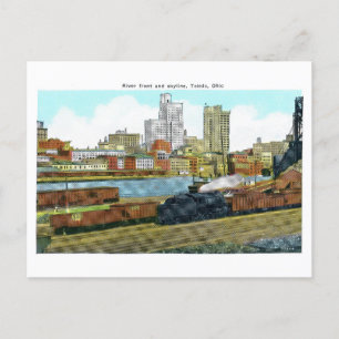 Vintage View of Toledo, Ohio Vykort