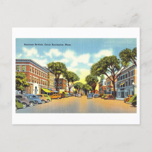 Vintage View of Underbar Barrington, Massachusetts Vykort