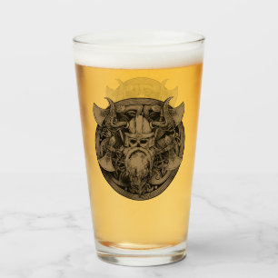 Vintage Vikingkrigare Glaskopp