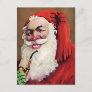 Vintage Viktorian Creepy juljulkort Vykort