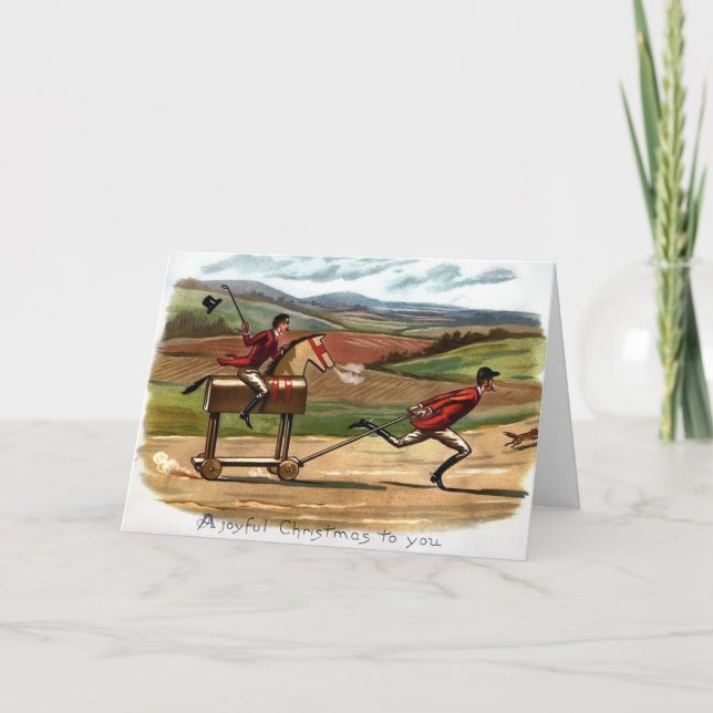 Vintage Viktorian-julkort Helgkort (Framsida)