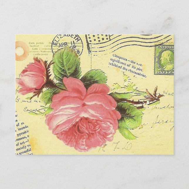 Vintage Viktorian Postcard Vykort (Framsida)