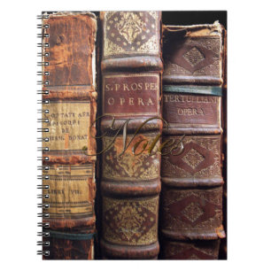 Vintage Viktorian Steampunk Gamla Bokar-anteckning Anteckningsbok Med Spiral