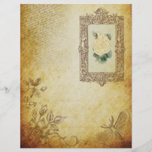 Vintage Viktorian Stil Scrapbook Papper