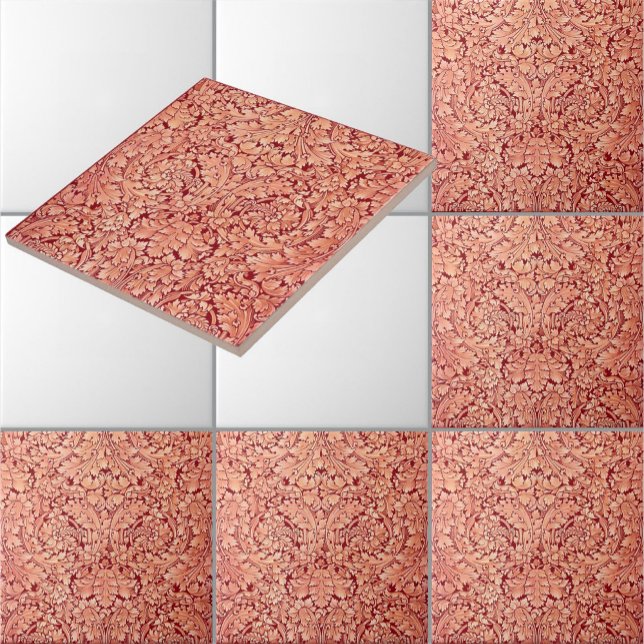 Vintage viktoriansk akantusmönster kakelplatta (Skapare uppladdad)