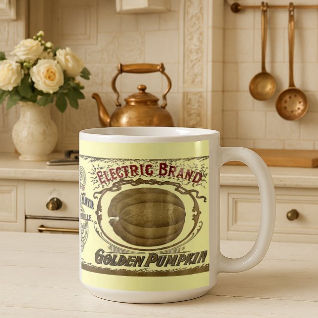 Vintage viktoriansk era 1880 konserverad pumpalabe kaffemugg (Skapare uppladdad)