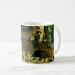 Vintage viktoriansk folkkonst, Noaks ark av Hidley Kaffemugg