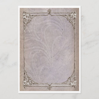 Vintage viktoriansk kant inbjudan