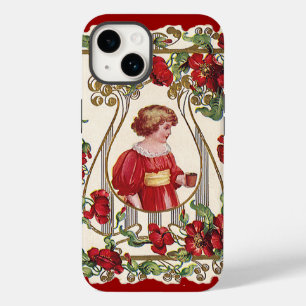 Vintage Viktorianska Alla hjärtans dag Barn med Ro