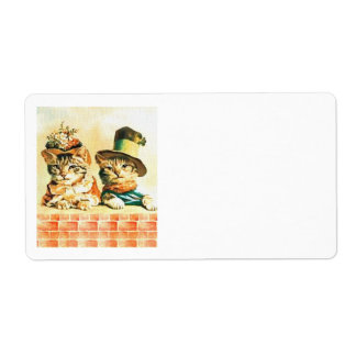 Vintage Viktorianska frakttypsetiketter Fraktsedel