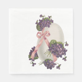 Vintage Viktorianska Påskäggets pappra blöjor Pappersservett