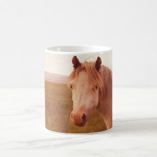 Vintage vild häst kaffemugg