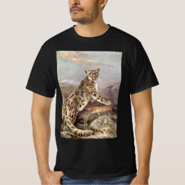 Vintage Vilda Djur, Snöleopard av CE Swan T Shirt