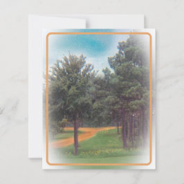 Vintage vildblommig skog pappersvaror