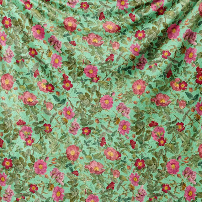 Vintage Vildros Fleecefilt i Aqua Mint (Skapare uppladdad)
