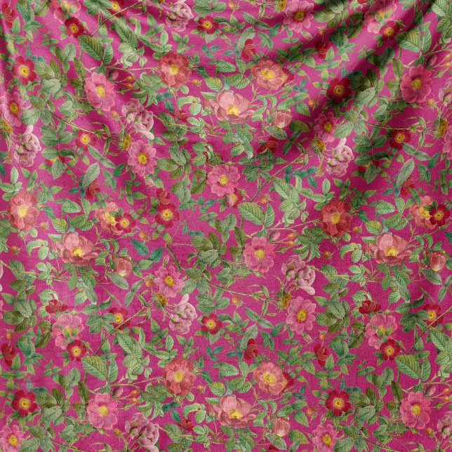 Vintage Vildrosfiltblanket i hallonrosa Fleecefilt (Skapare uppladdad)